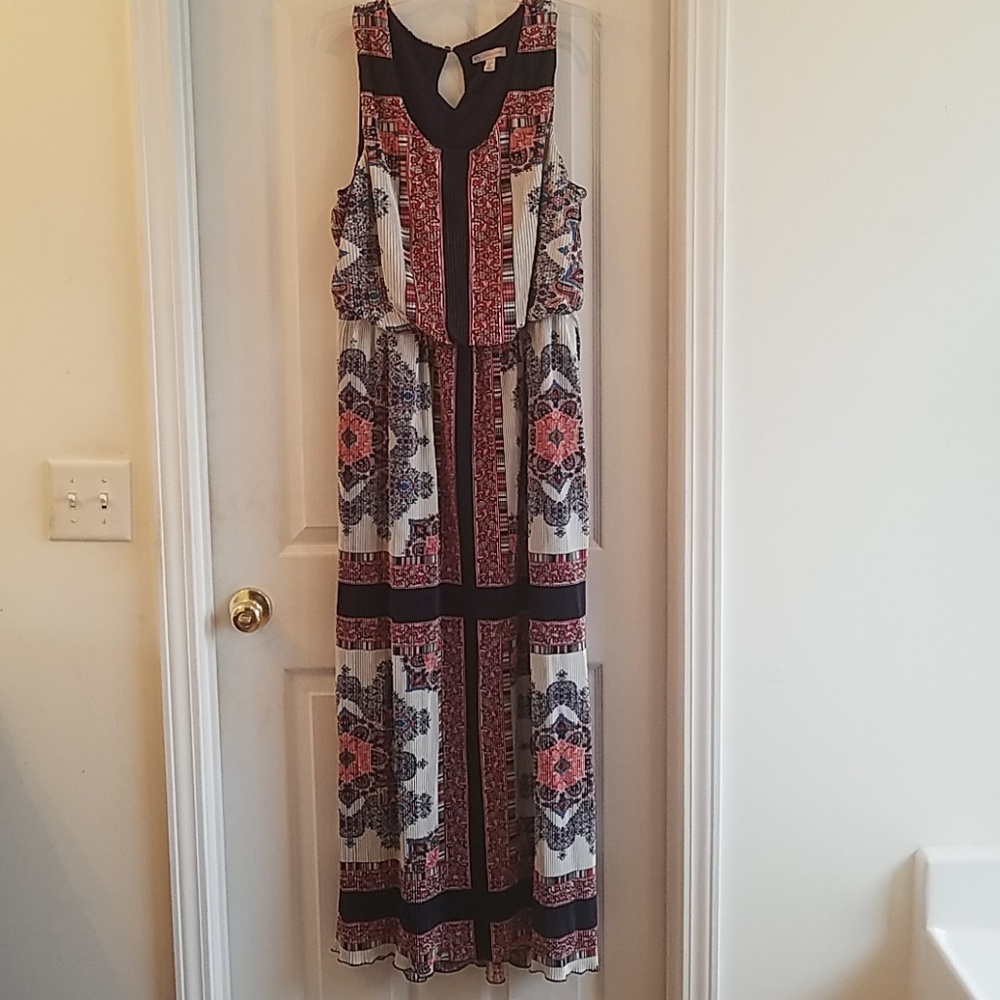 Multicolored maxi dress